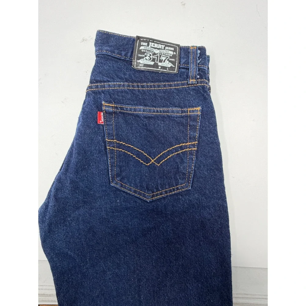 Vintage The Jerry Jeans 317‎ Bootcut Dark Wash Denim Men's 30x31 Mexico